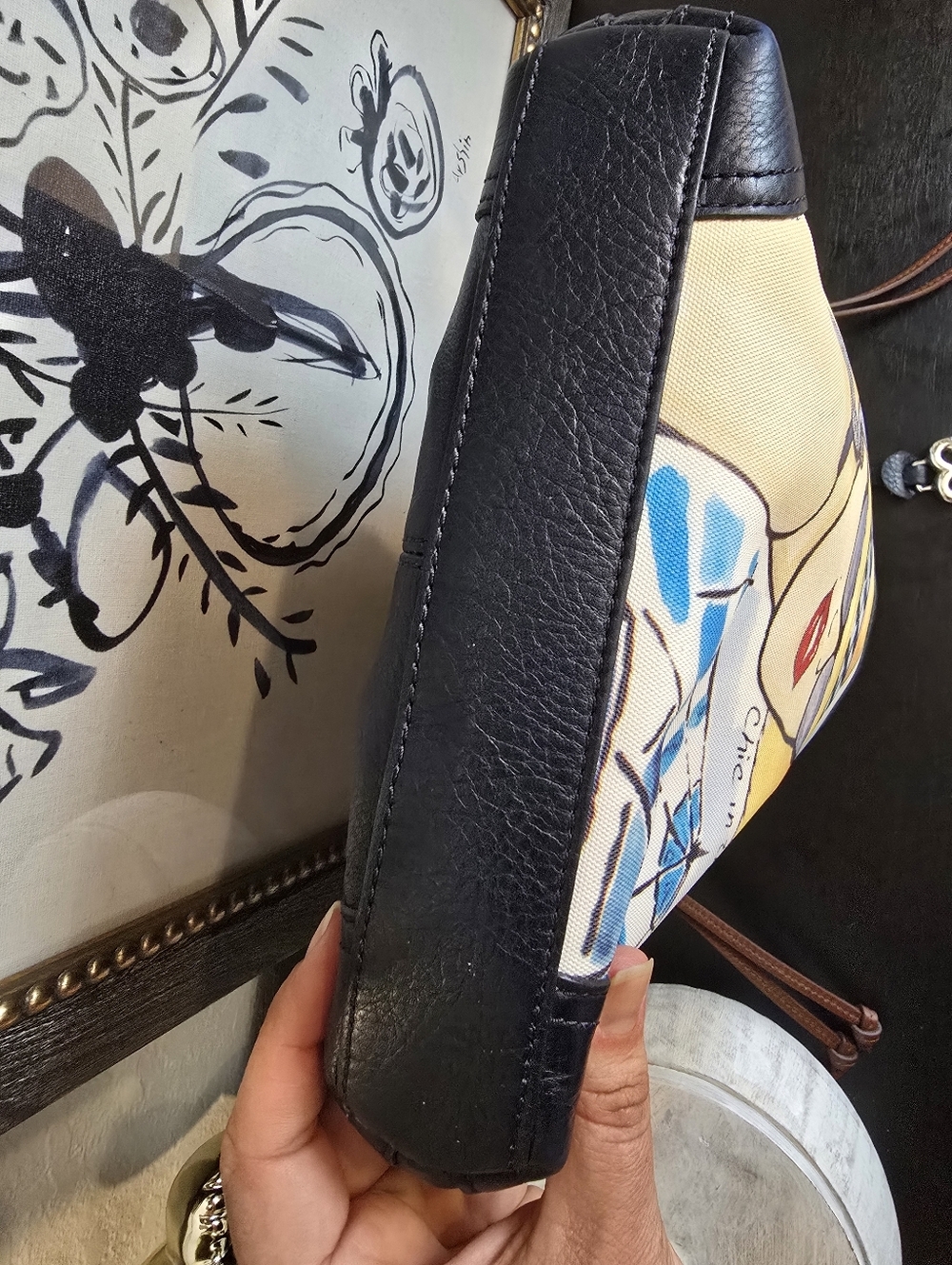 BRIGHTON FASHIONISTA CALIFORNIA BEACH CHIC IN THE SHADE SHOULDER BAG - Picture 10 of 14